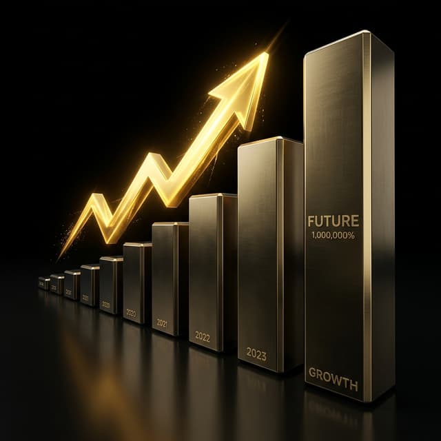 Gráfico de crescimento em três dimensões