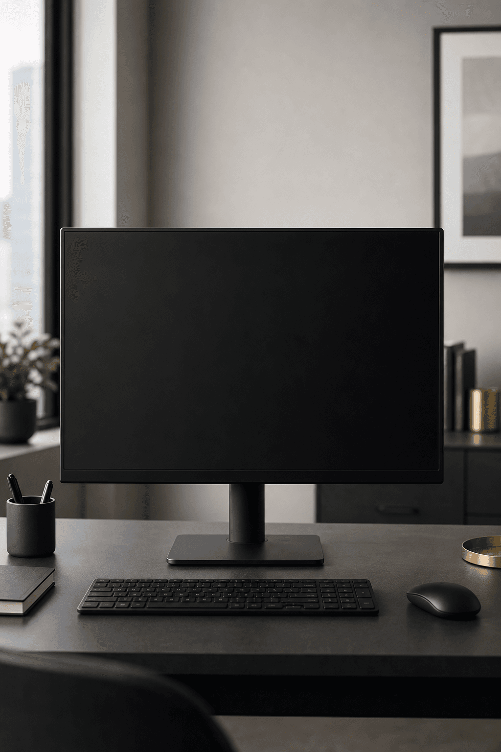 Monitor em estação de trabalho