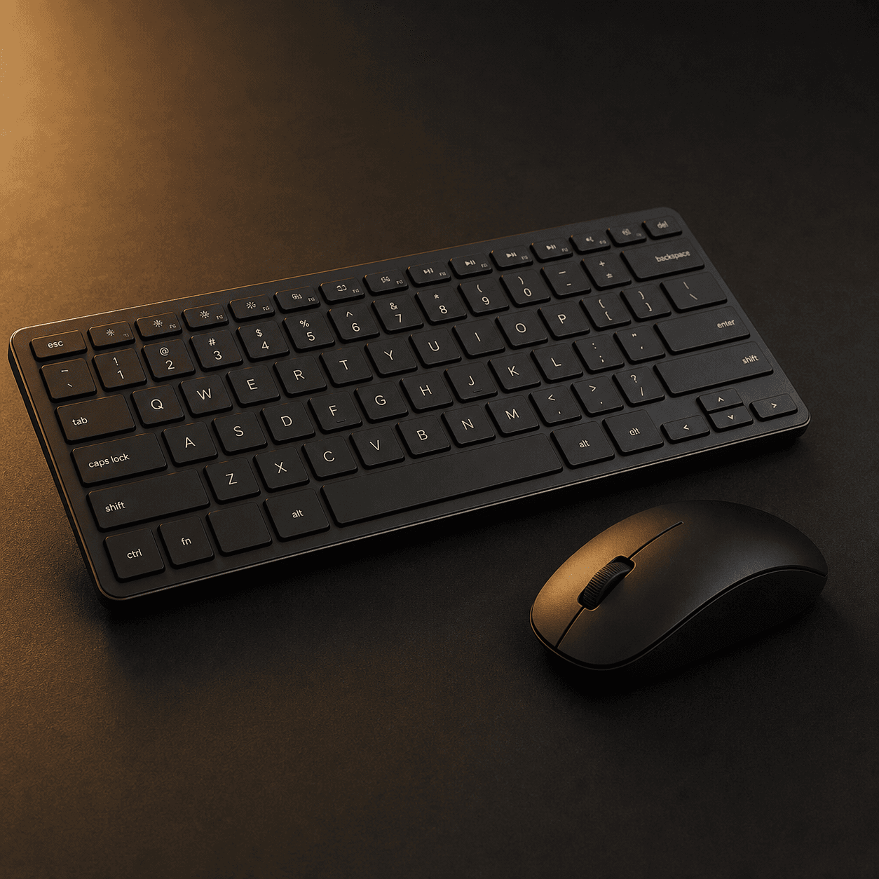 Teclado e mouse sem fio